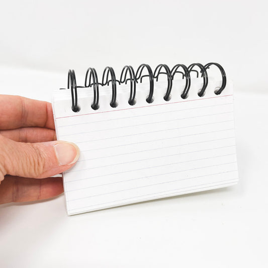 Wirebound Lined Index Cards
