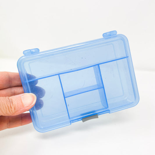 Blue Divided Storage Box