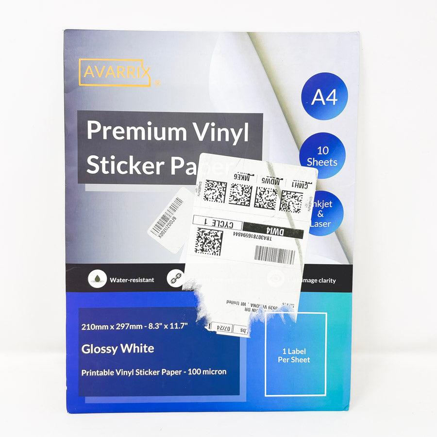 Avarrix Premium Vinyl Sticker Paper