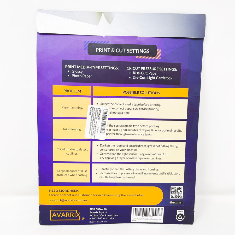 Avarrix Premium Vinyl Sticker Paper