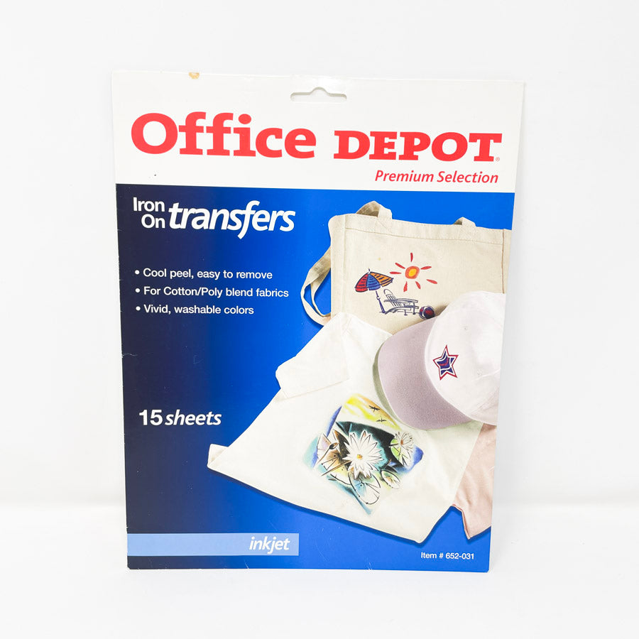 Office Depot Iron On Transfer Paper