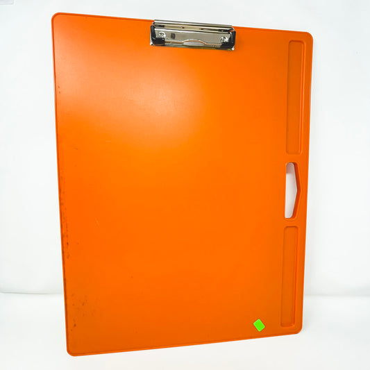 Orange Padded Clipboard – Lap Size