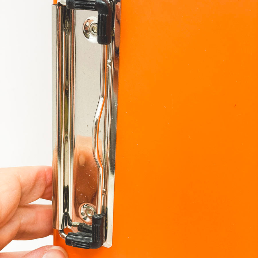 Orange Padded Clipboard – Lap Size