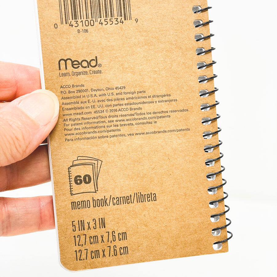 Mead Memo Notebook
