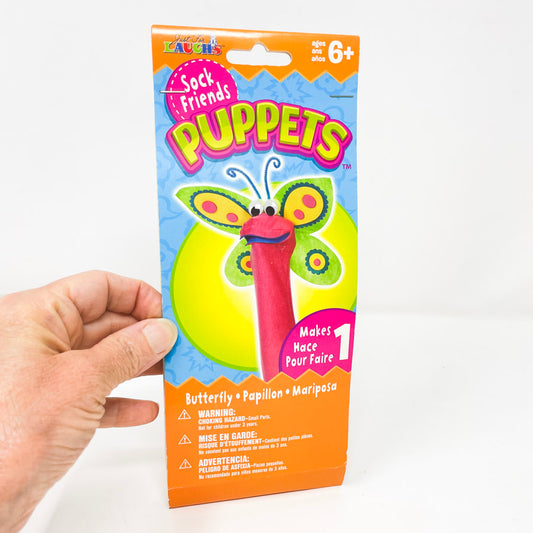 Sock Friends Butterfly Puppet Kit