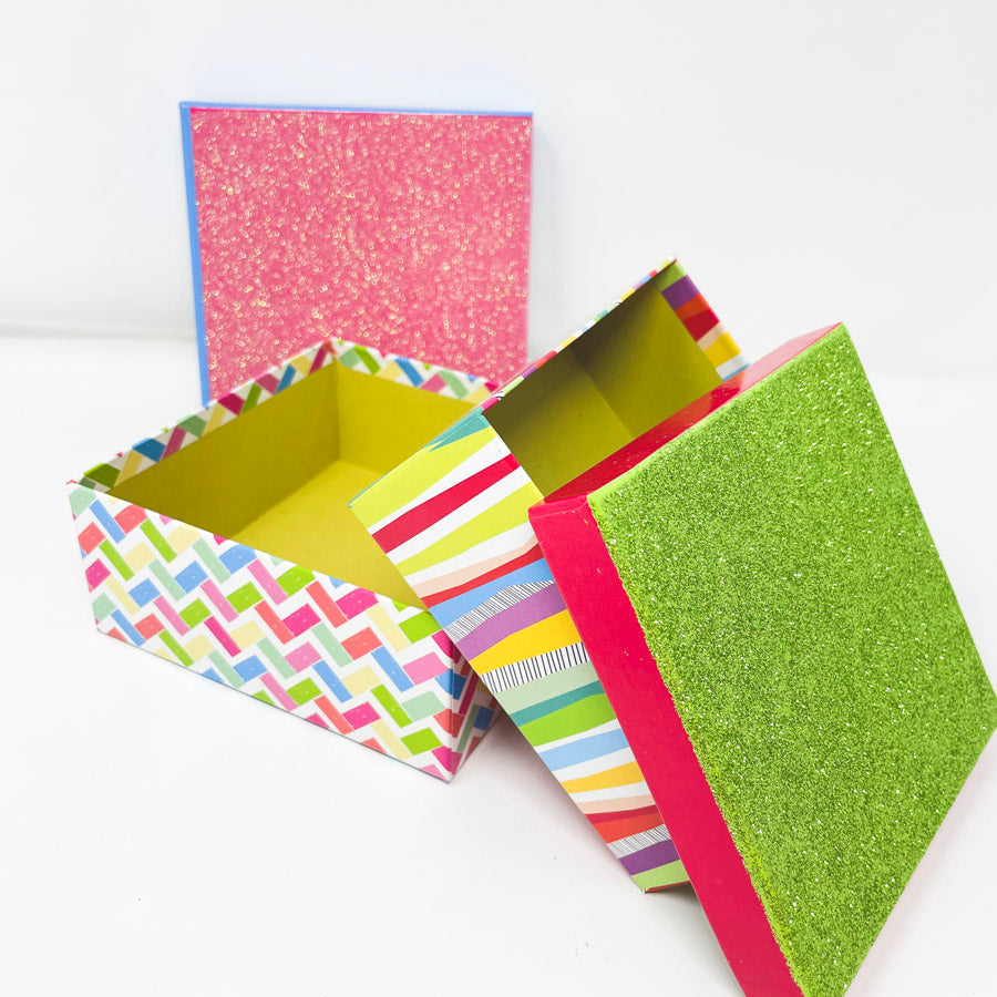 Glitter Storage Boxes
