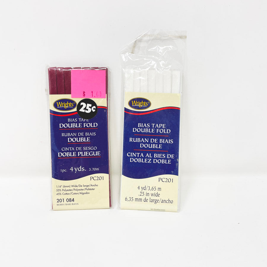 Wrights Double Fold Bias Tape - Pick Color (1)