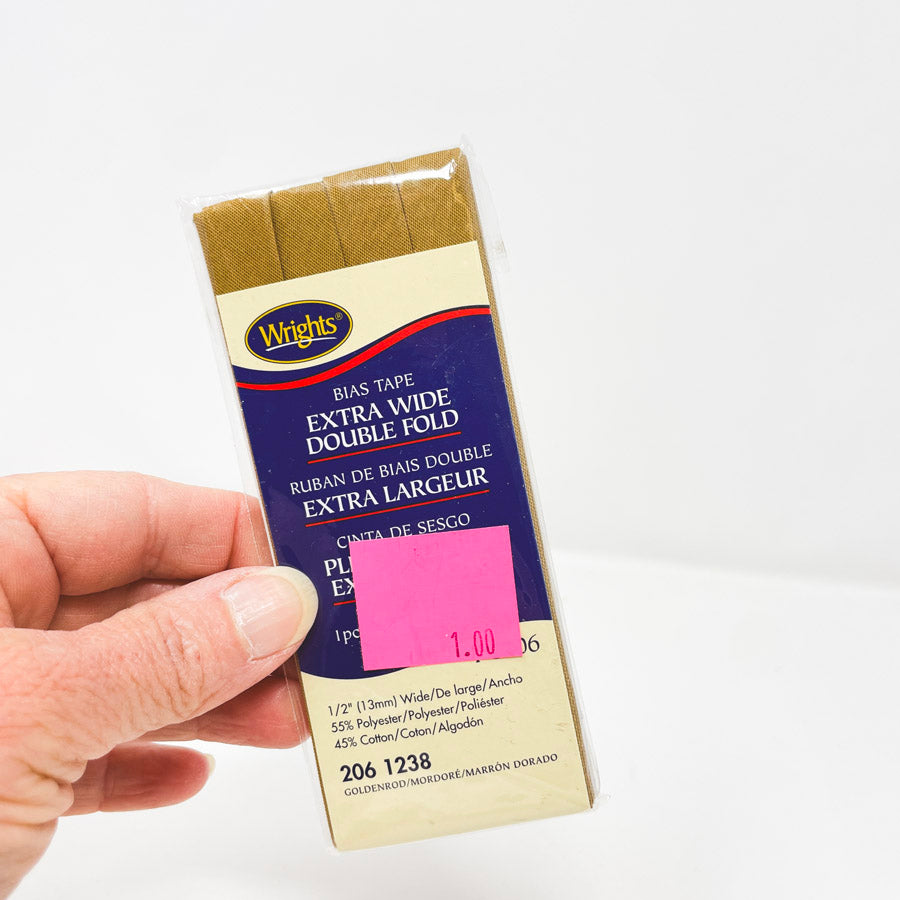 Wrights Extra Wide Double Fold Bias Tape - Pick Color (1)