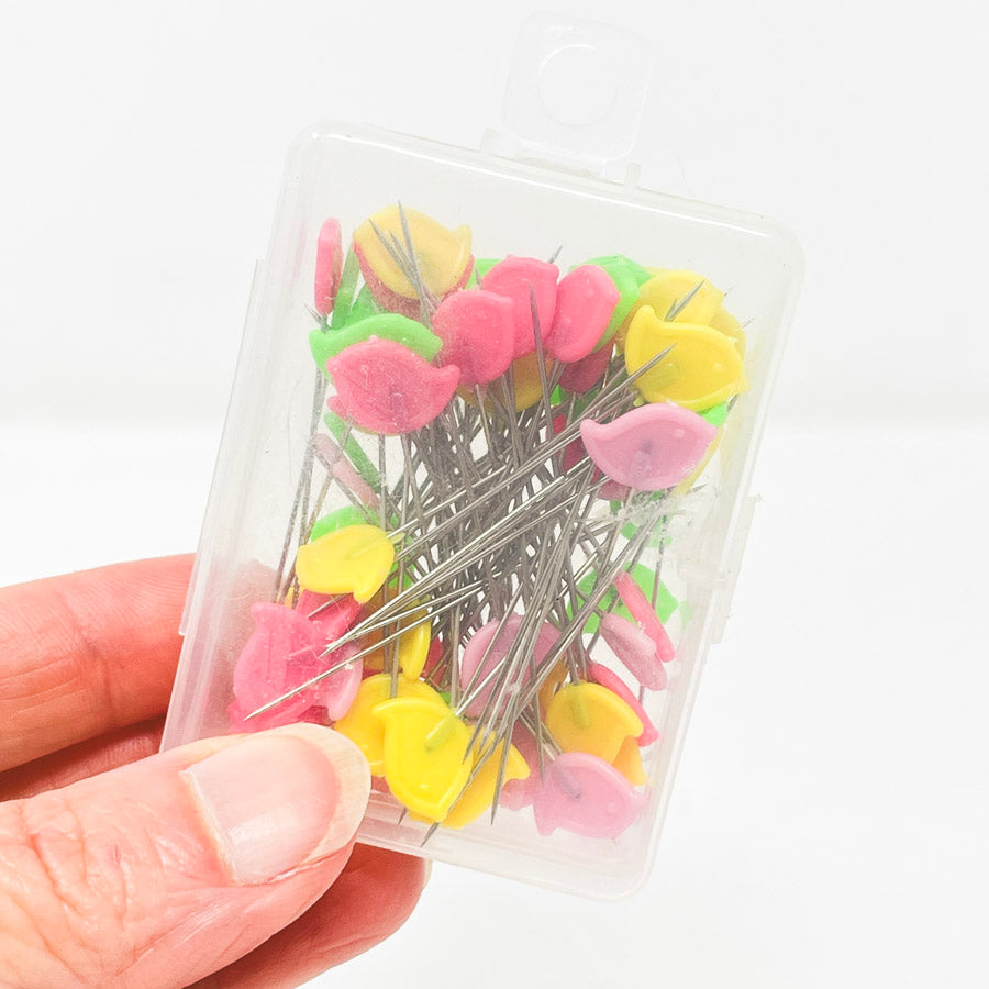 Neon Bird Straight Pins