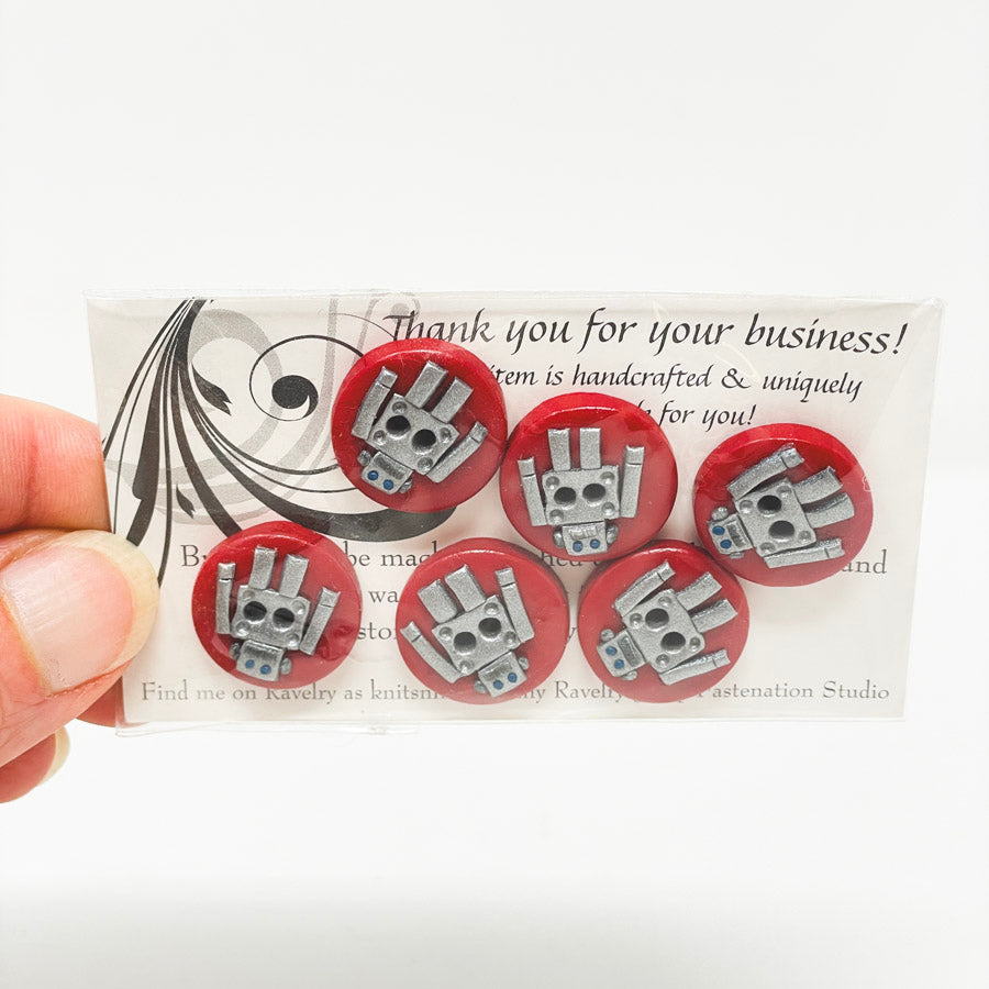 Robot Button Set by Fastenation Studio