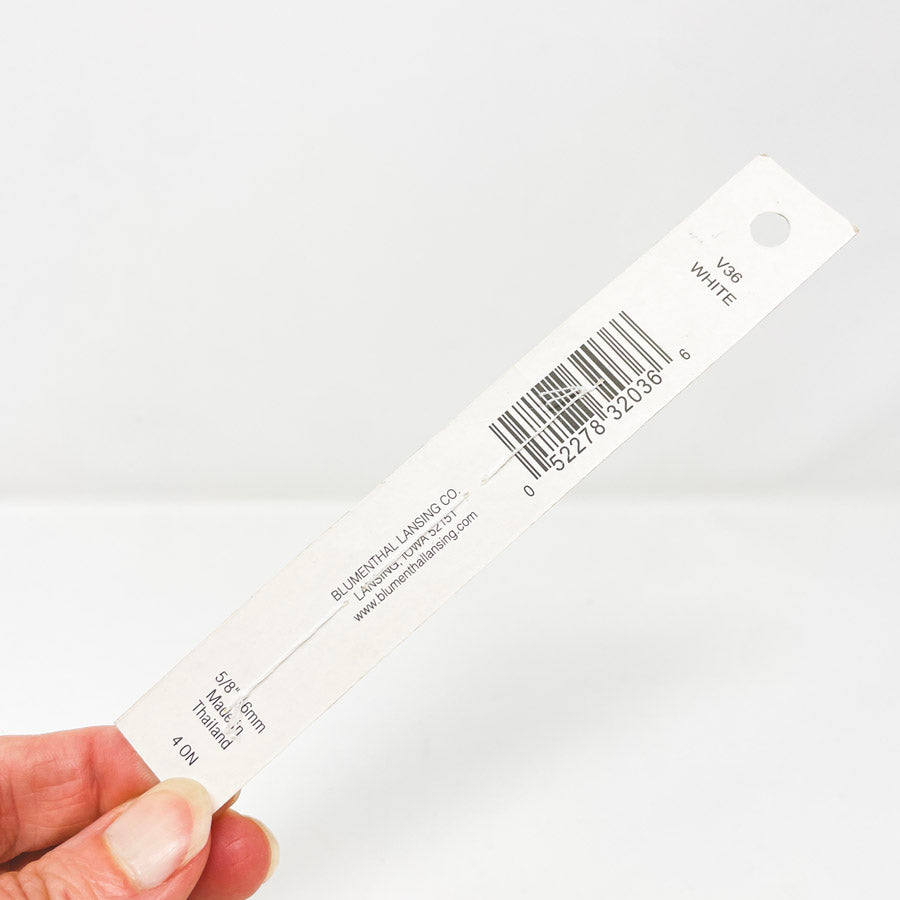 Slimline Buttons V36 White