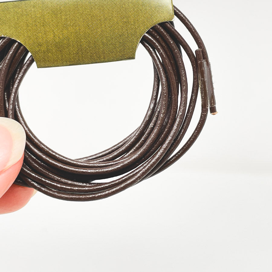 On-A-Cord Round Leather Lace - Pick a Color (1)
