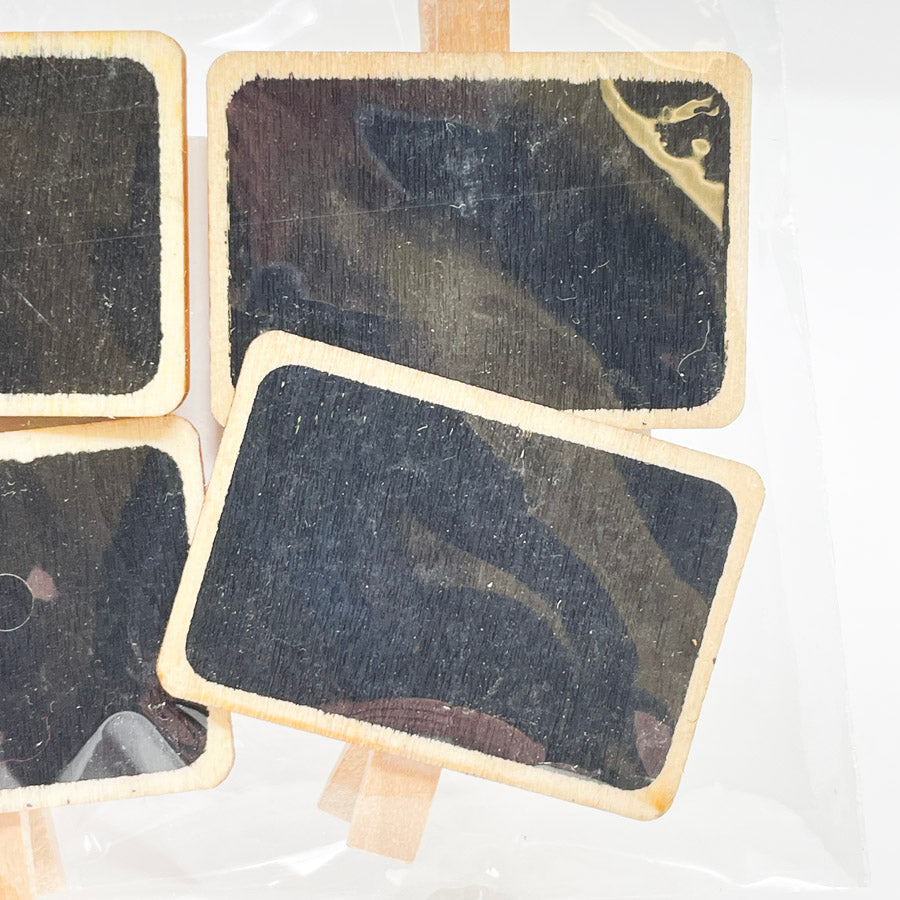 Chalkboard Tag Clothespins by Crafter's Square