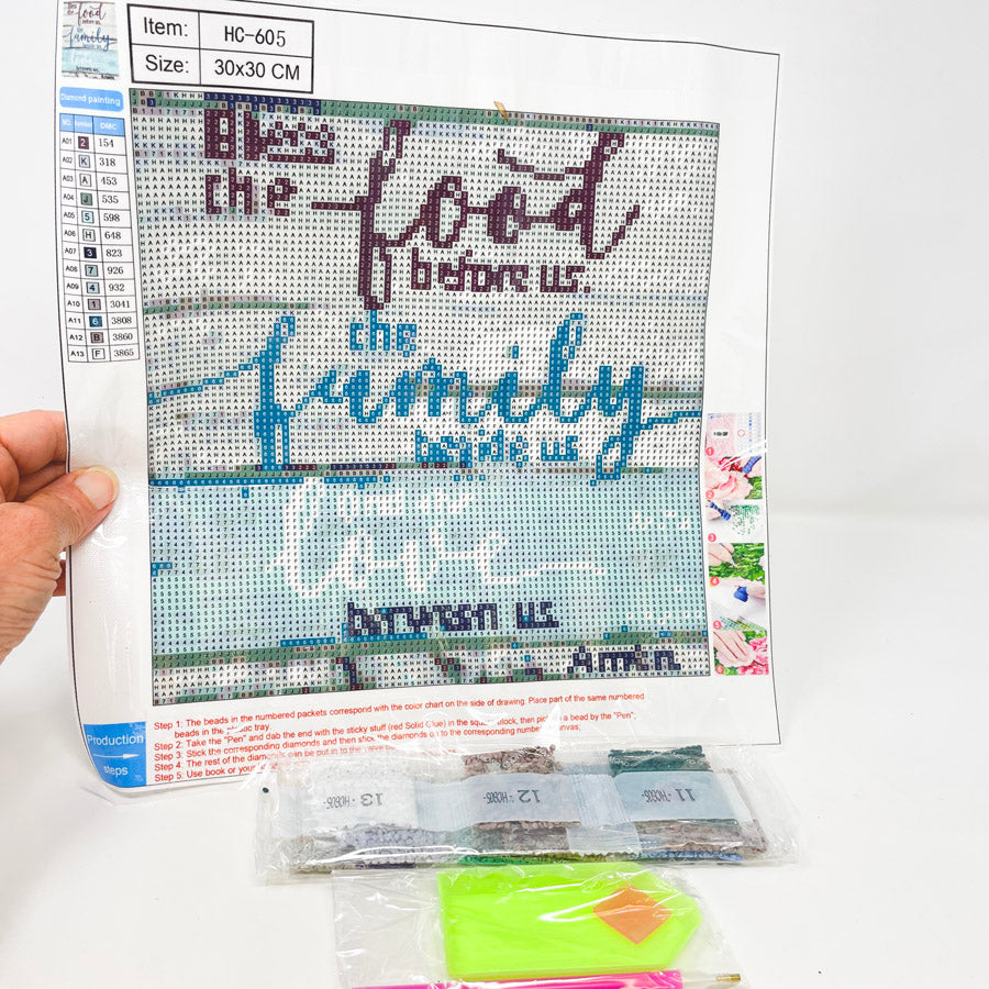 Food Family Love Diamond Painting Kit
