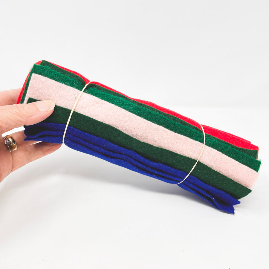 Bundle of Felt Fabric Sheets