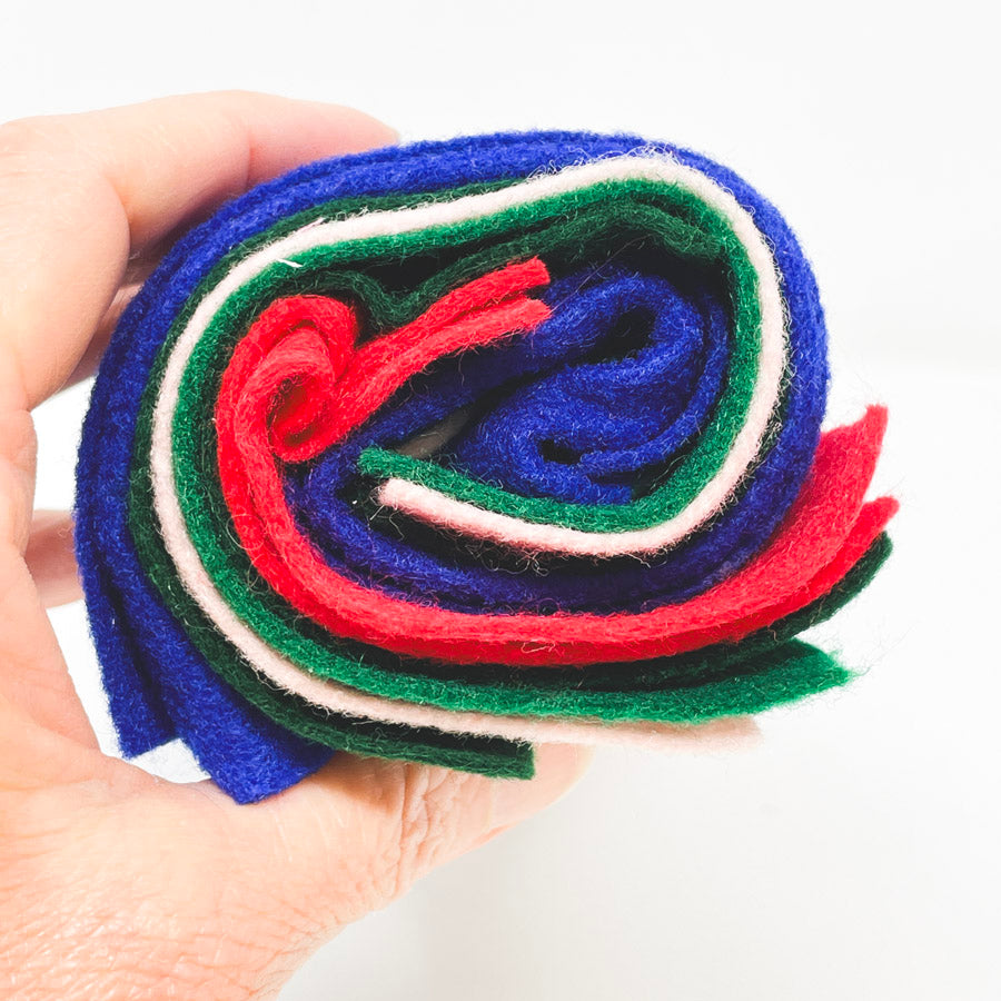 Bundle of Felt Fabric Sheets