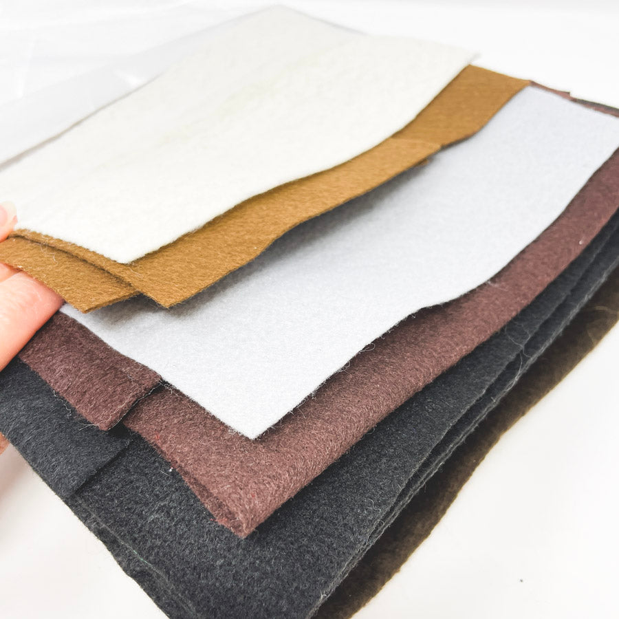 Neutral Tones Felt Bundle