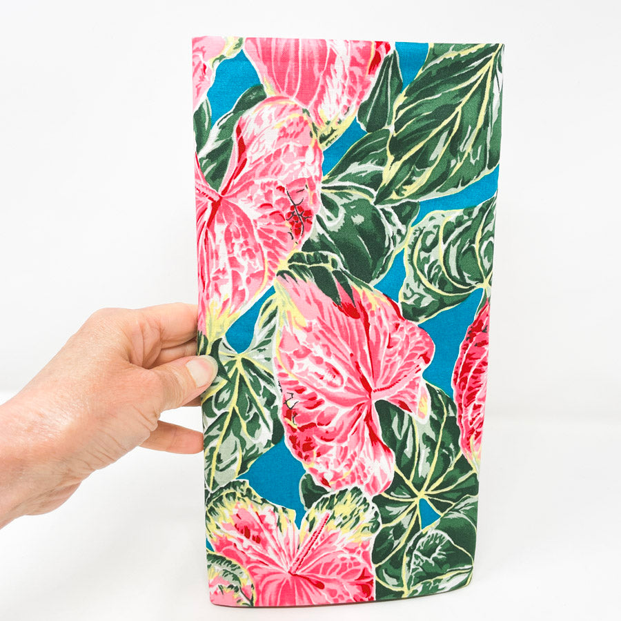 1 Yd x 43" Tropical Floral Vintage Cotton Fabric