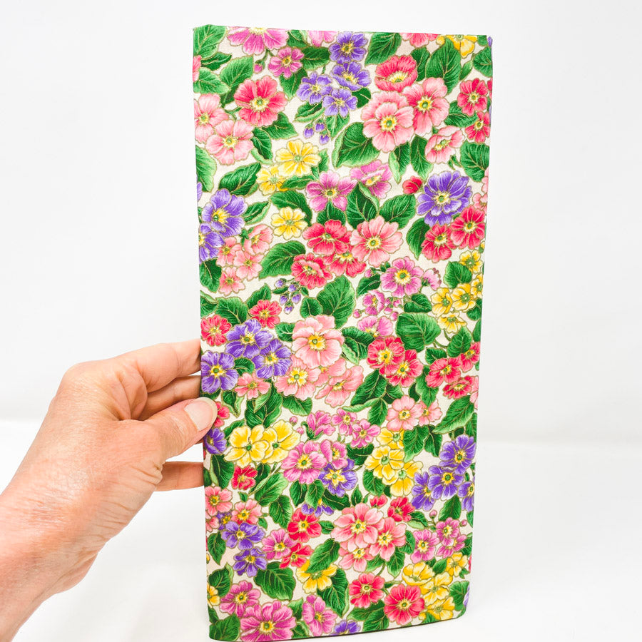 1 Yd x 44" Gold Accent Florals Vintage Cotton Fabric