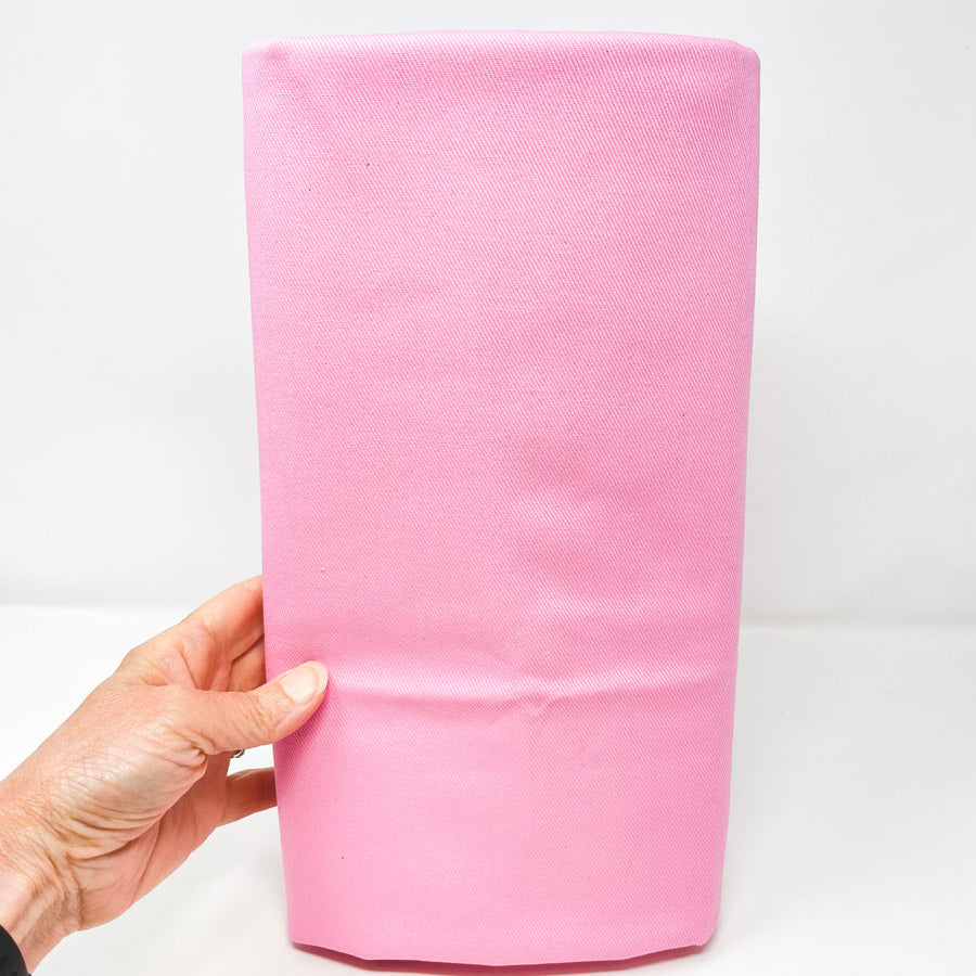 2 Yds x 60" Pink Twill Fabric