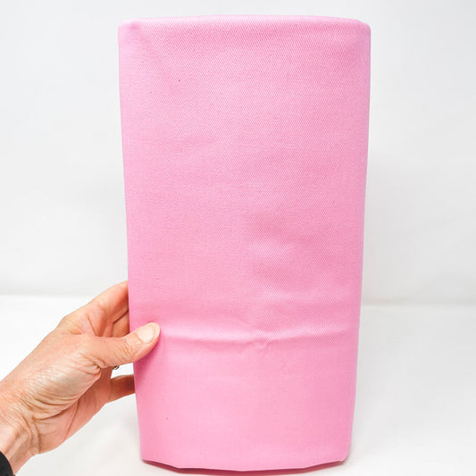 2 Yds x 60" Pink Twill Fabric