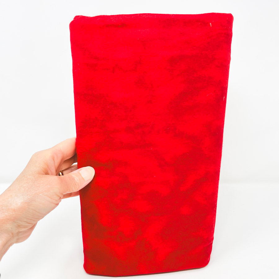 4 Yds x 40" Red Soft Brushed Flannel Fabric