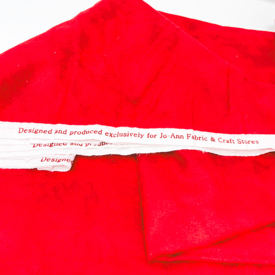 4 Yds x 40" Red Soft Brushed Flannel Fabric