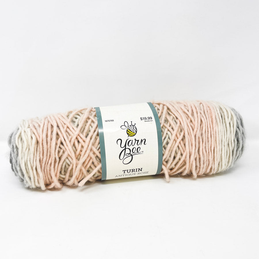 Yarn Bee Turin Antique Rose Wool Blend Yarn
