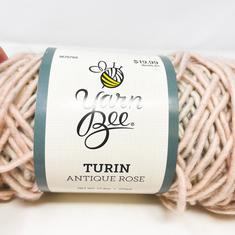 Yarn Bee Turin Antique Rose Wool Blend Yarn