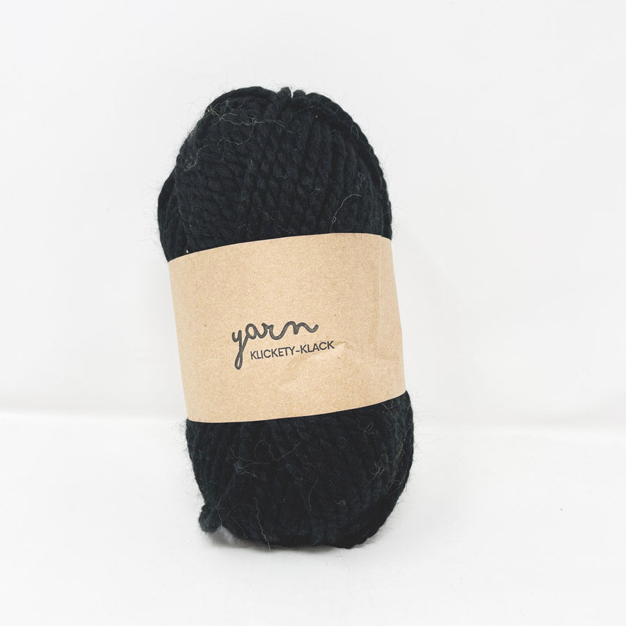 Black Chunky No Label Yarn