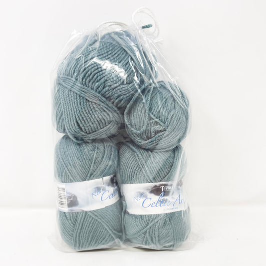 Tivoli New Celtic Aran Superwash 635 Wool Yarn Bundle - Stone Blue