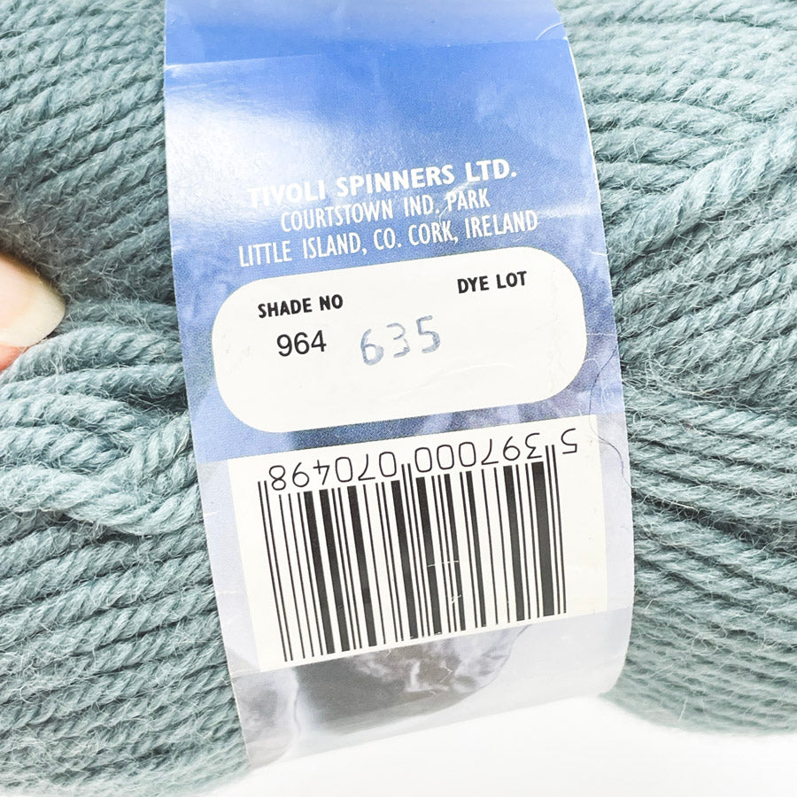 Tivoli New Celtic Aran Superwash 635 Wool Yarn Bundle - Stone Blue
