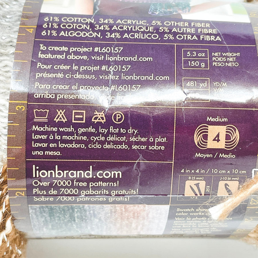 Lion Brand Shawl in a Ball Yarn - Cleansing Quartz (1)