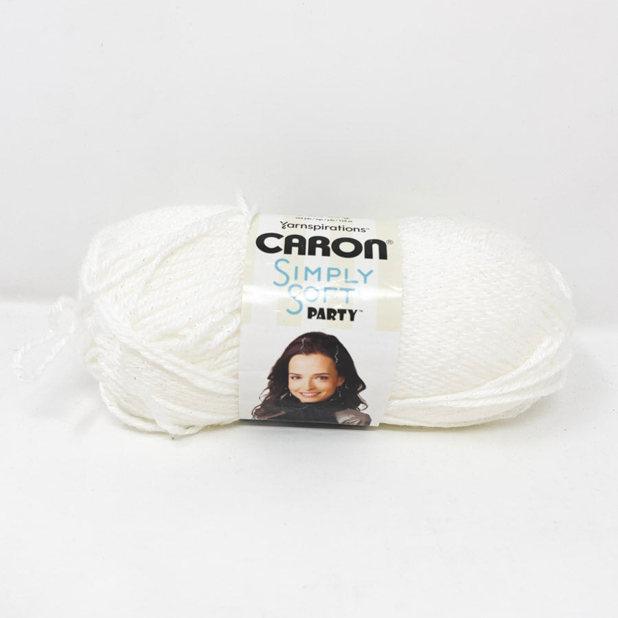 Caron Simply Soft Party Yarn - Snow Sparkle