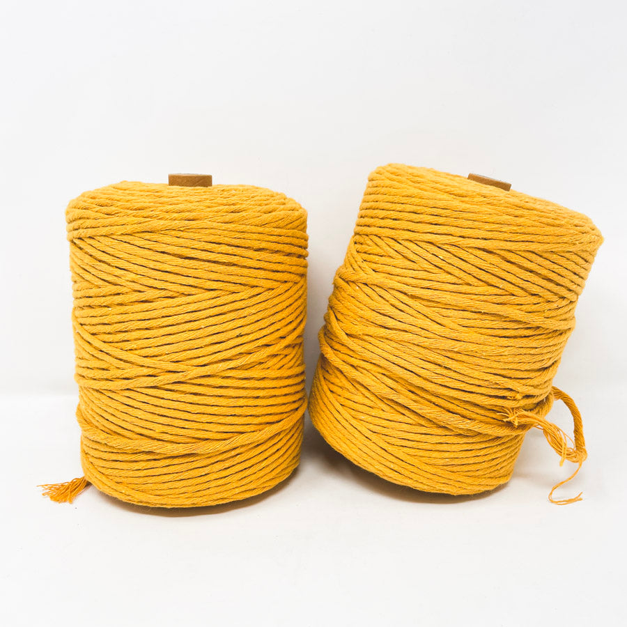 Cotton Macrame Cord - Mustard Yellow (1)
