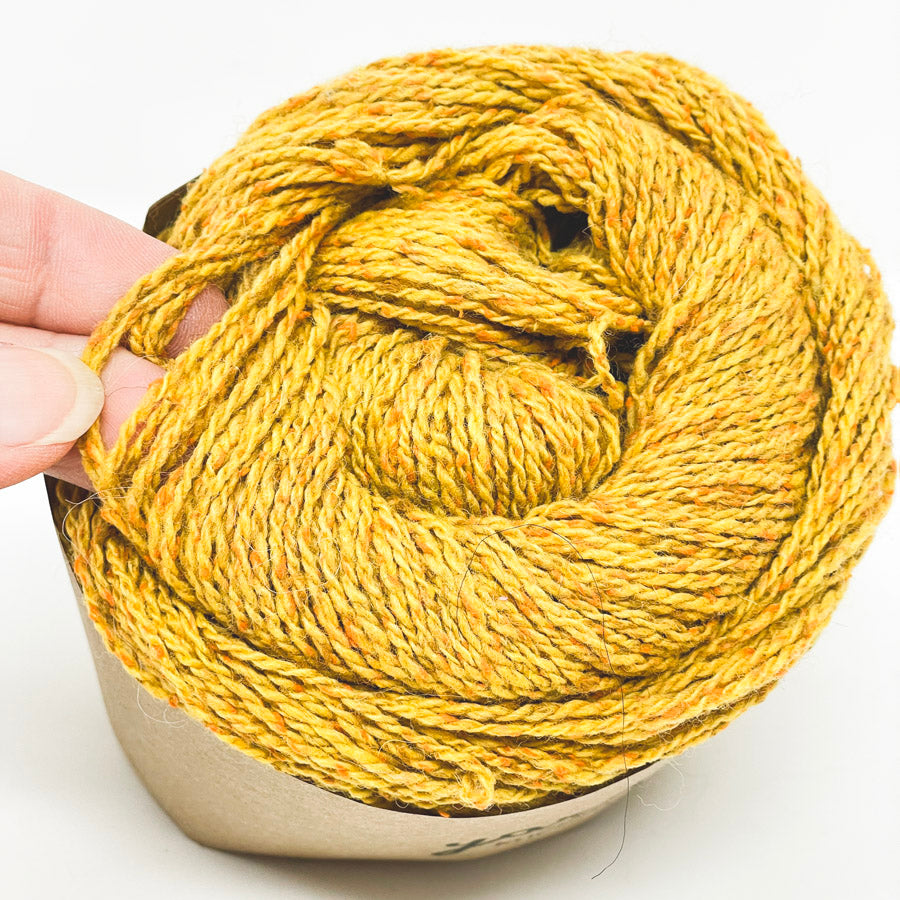 Yellow Hand Spun Yarn