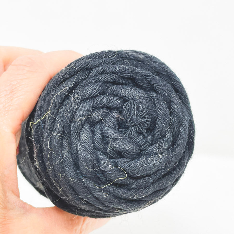 Black Cotton Macrame Cord
