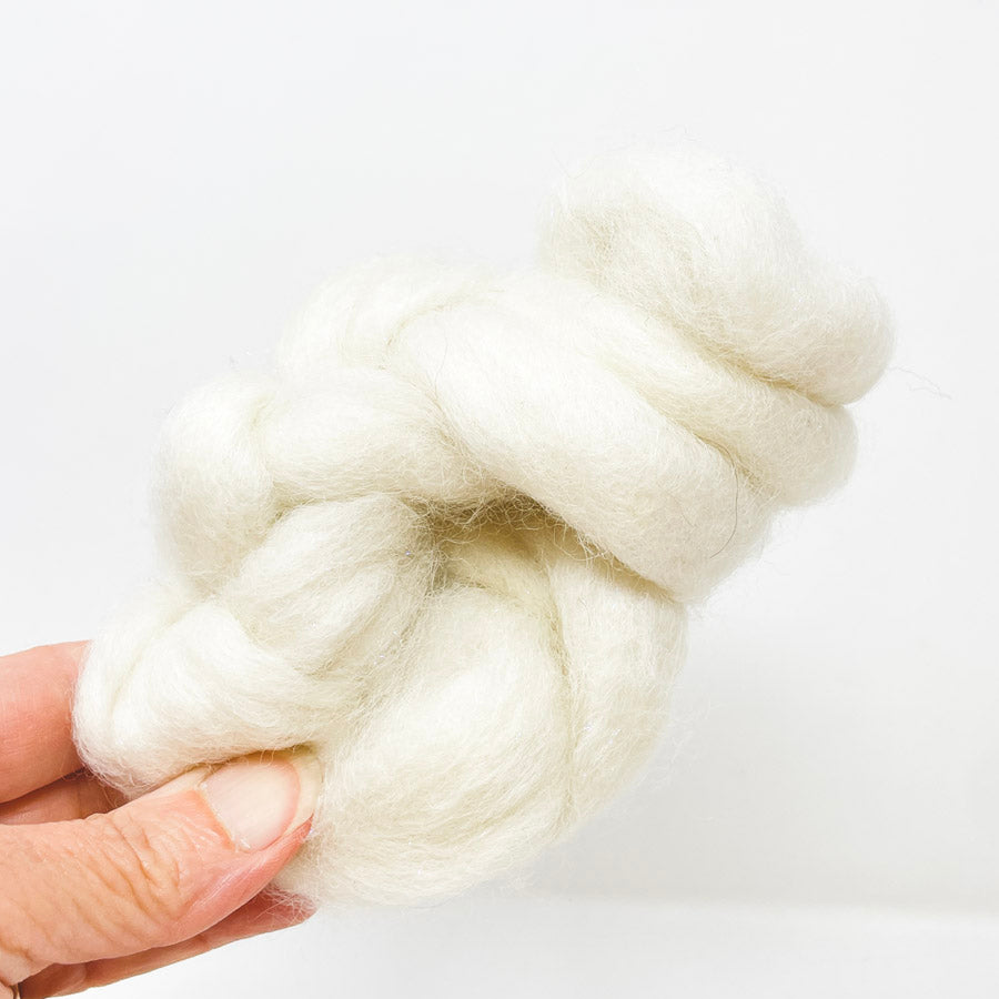 Peachy Wool Roving Bundle