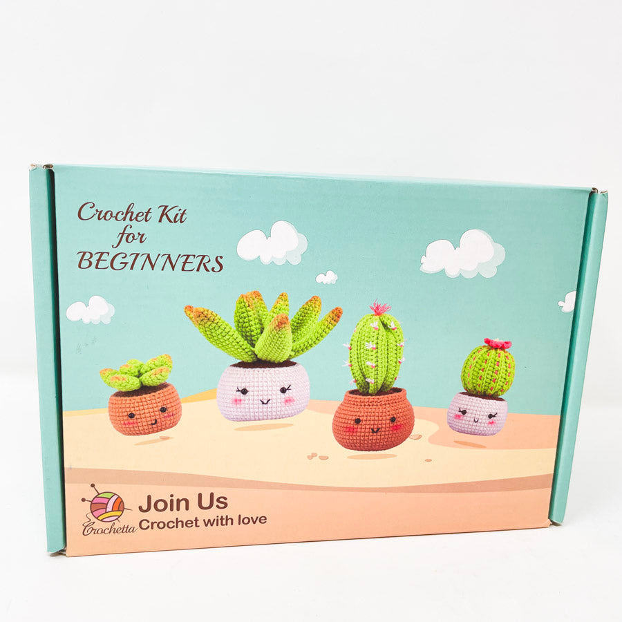 Crochetta Crochet Kit for Beginners - Succulents