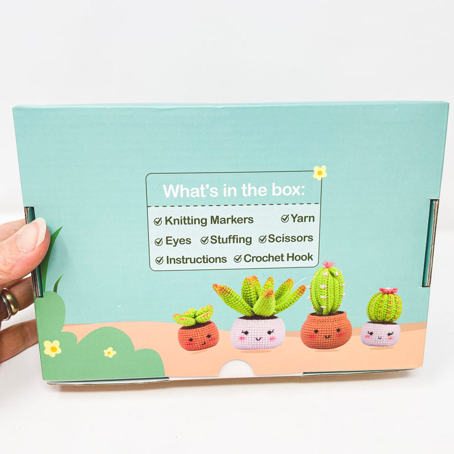Crochetta Crochet Kit for Beginners - Succulents