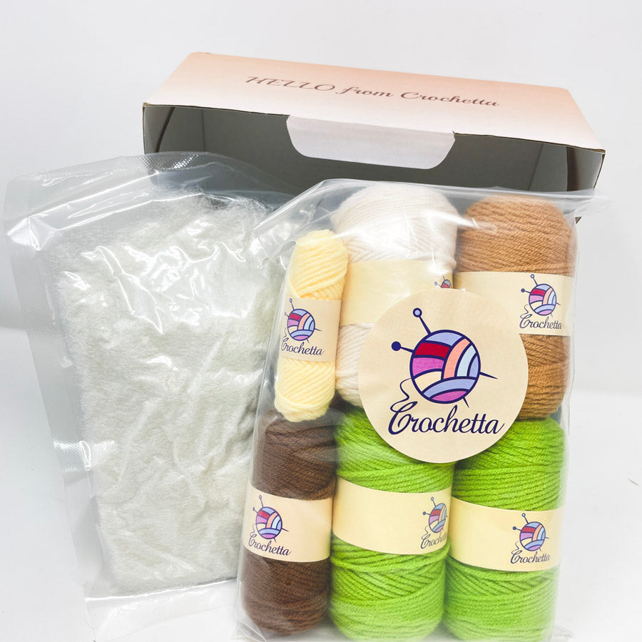 Crochetta Crochet Kit for Beginners - Succulents