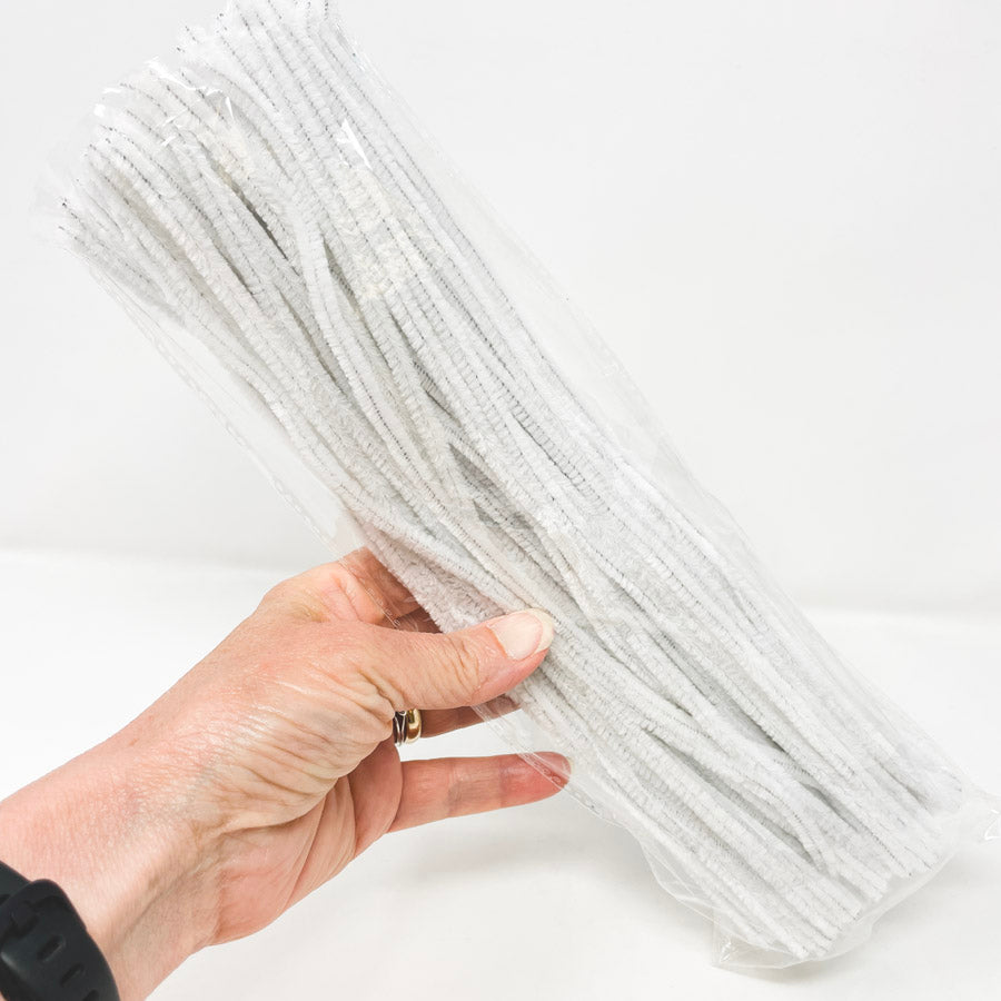 White Pipe Cleaners - Unmarked (1)