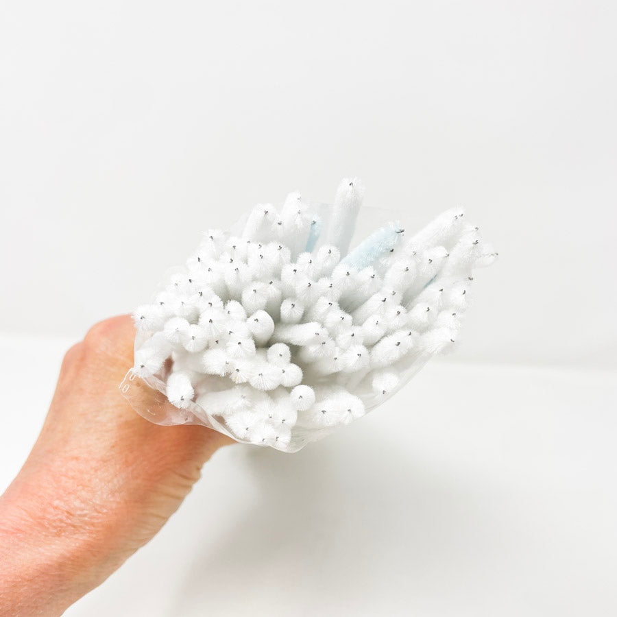 White Pipe Cleaners - Unmarked (1)
