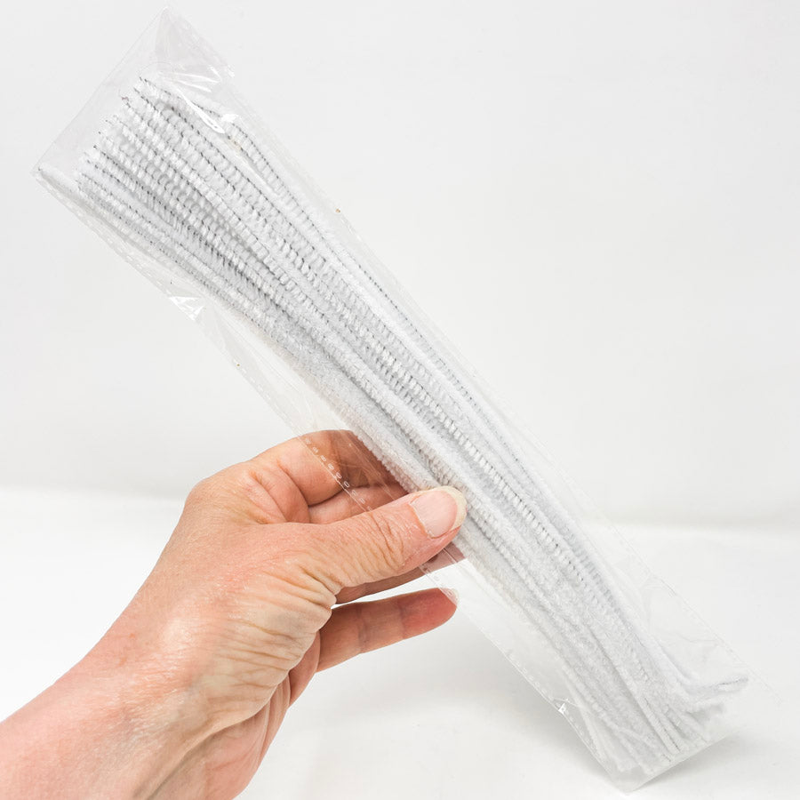 White Pipe Cleaners - Unmarked (1)