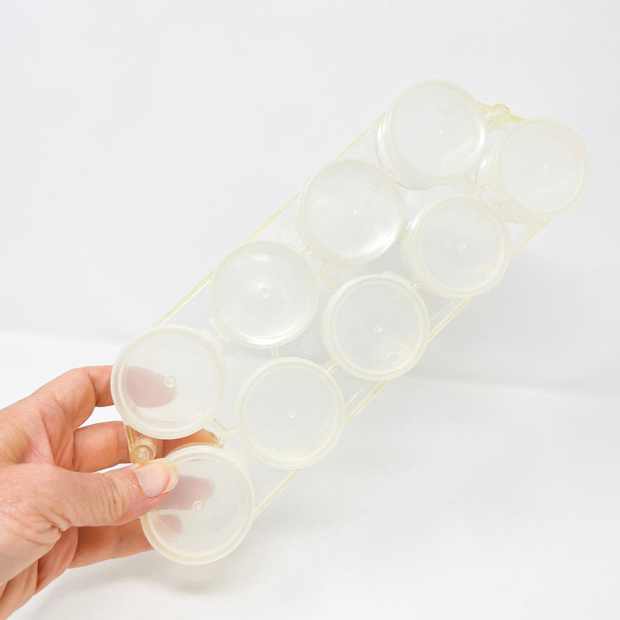 9 Round Compartment Bead Storage Container