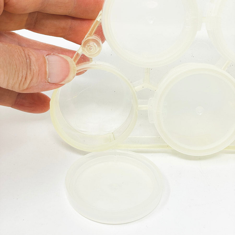9 Round Compartment Bead Storage Container