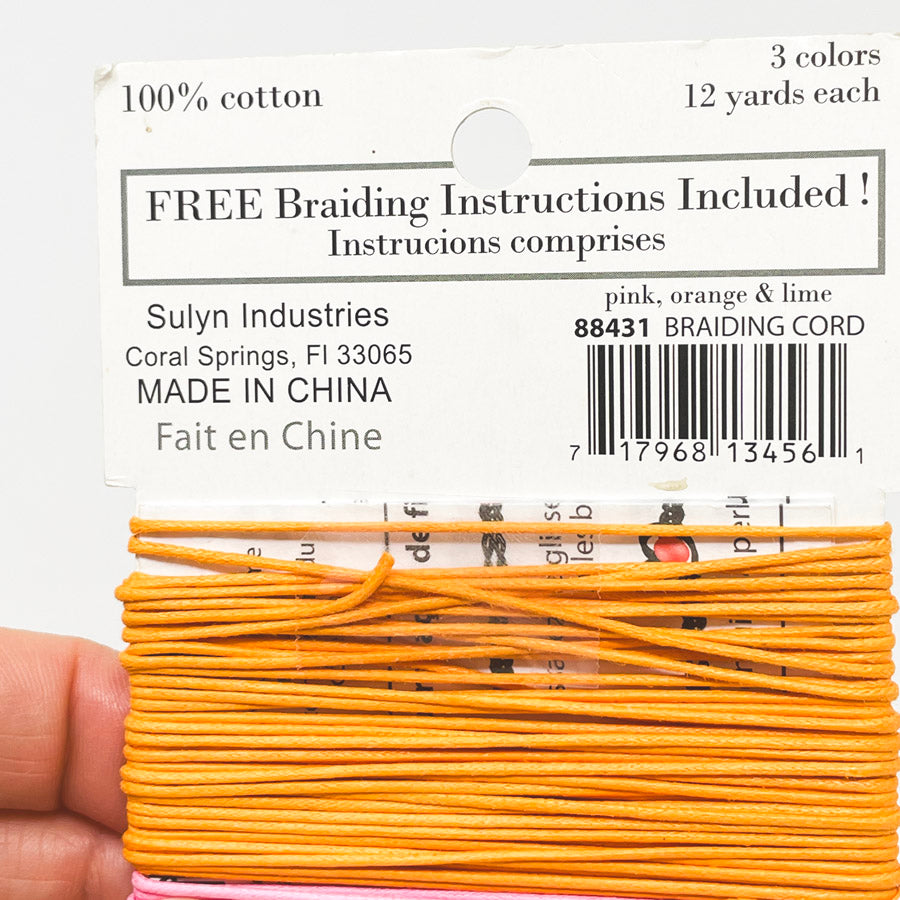 Bead Party Neon Braiding Cord