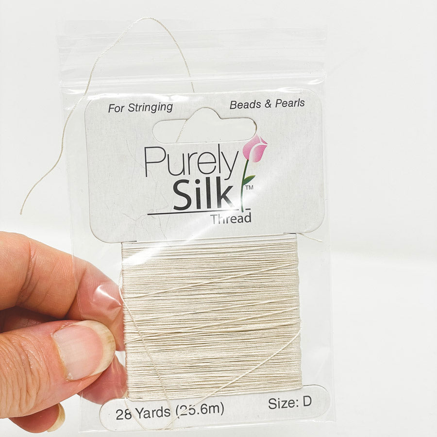 Purely Silk Beading Thread Size D