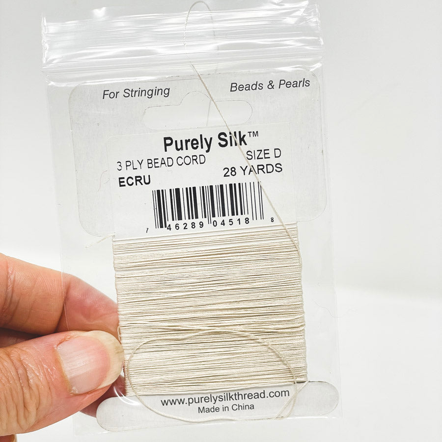 Purely Silk Beading Thread Size D