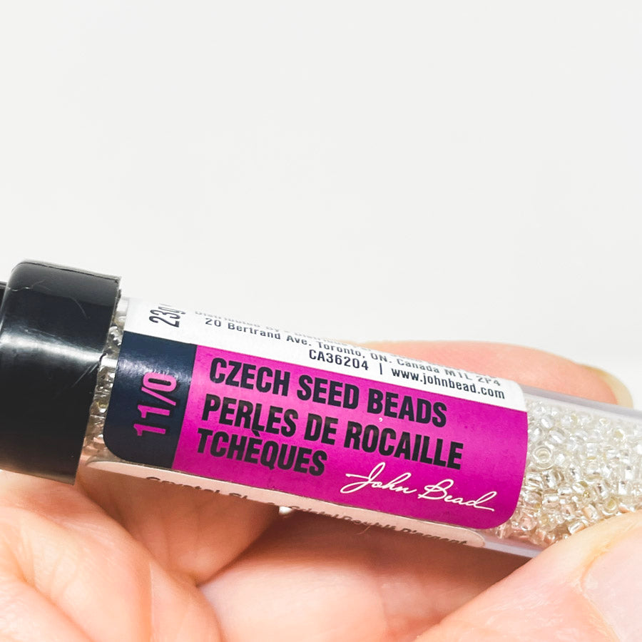 Crystal 11/0 Czech Seed Beads
